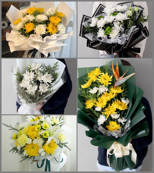 福建福州长乐市松下镇午山村白事花束代送